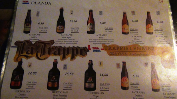 Le birre trappiste