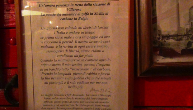 La poesia del minatore