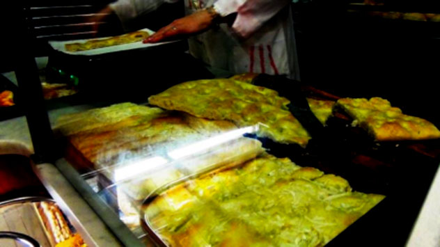 La focaccia diversa del Panificio Claretta a Genova