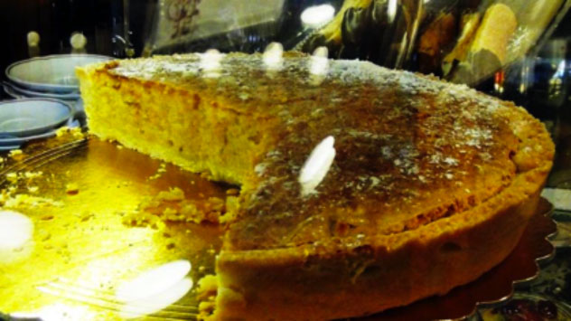 Torta di Mazzini, dolce patriottico della Pasticceria Marescotti a Genova