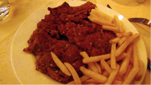 Alla Trattoria Trinacria di Milano, una cotoletta diversa: à Trapanisa