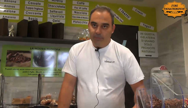 Il Pistacchio di Raffadali, in gelateria