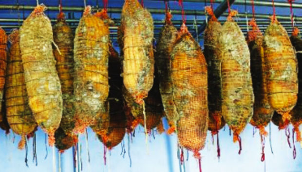 Gammune di Belmonte, salume Presidio Slow Food della Calabria