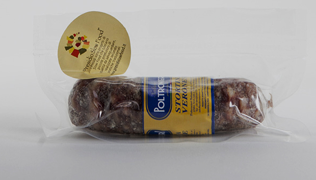 La Stortina veronese, piccolo salame sotto lardo Presidio Slow Food
