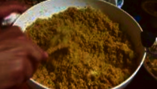 Cous cous mazarese di grani siciliani e pescato di Selinunte a casa Drago