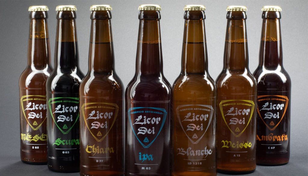 Le specialità di Licor Dei, birrificio e liquorificio artigianale di Gessate (MI)