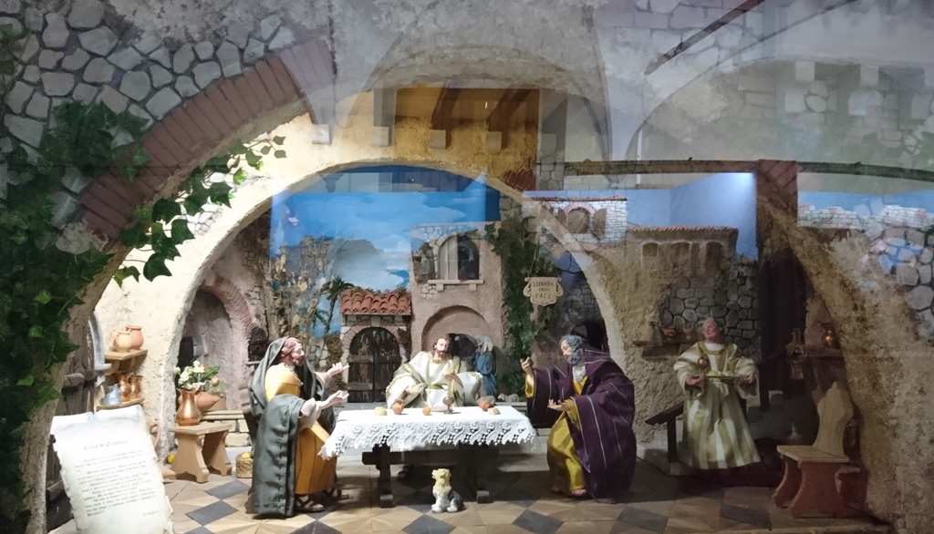 Il bellissimo presepe narrativo del Santuario della Madonna del Frassino a Peschiera del Garda (VR)